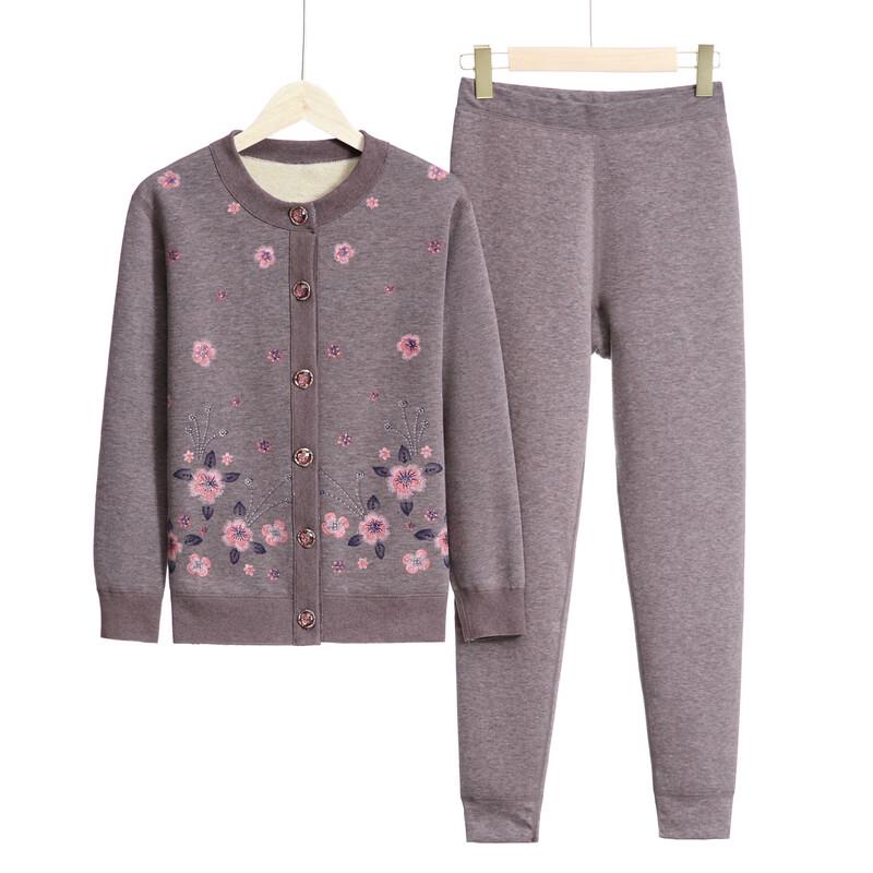 YUZHAOLIN Women's Plus Velvet Thickened Thermal Underwear Set