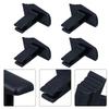 6 Pcs Ladder Button Aluminum Foldable Telescopic Single Accessories Black Impact Heat Resistance Compact Easy