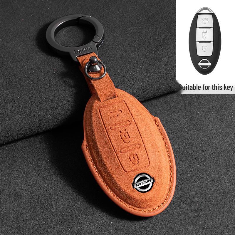 Nissan Car Key Cover for Altima, Sylphy (14th Gen), Qashqai, X-Trail, Tiida, Bluebird, Kicks, Tanlu, Loulan