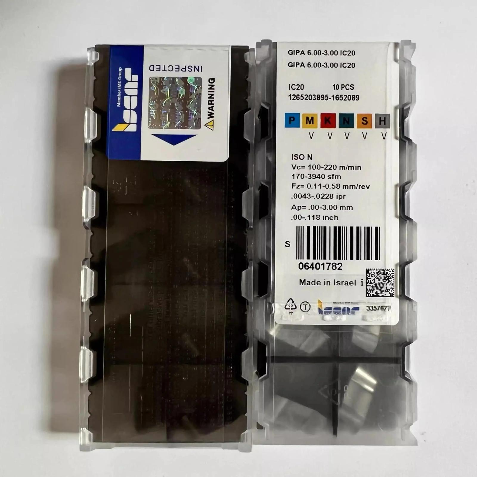 

GIPA6.00-3.00 IC20 Industrial indexable carbide inserts 10 Pcs