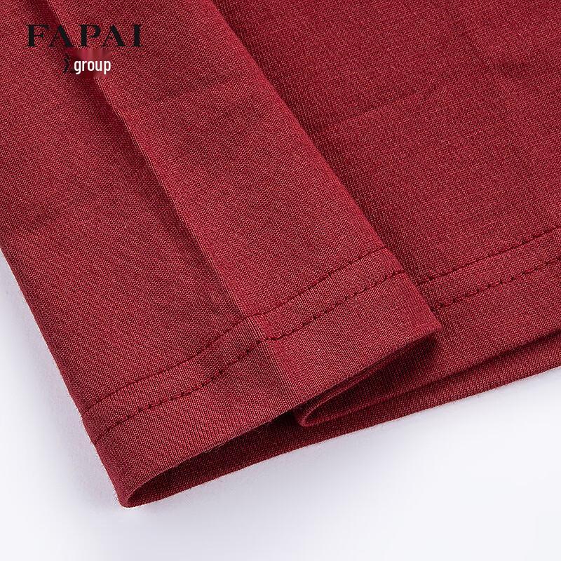 FAPAI Men's 100% Cotton Solid Short Sleeve T-Shirt