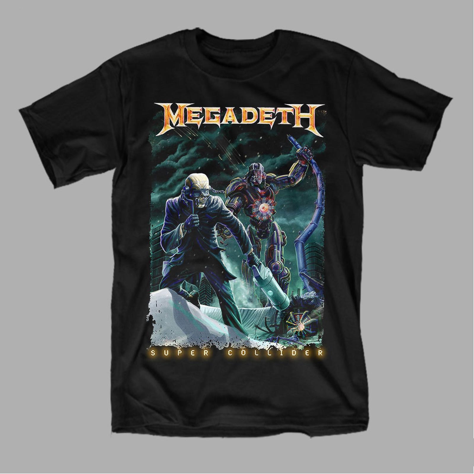 MEGADETH Super Collider Metal Music Black Unisex T-shirt Size S-5XL L
