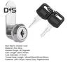 Drawer Lock with 2 Keys Heavy Duty Zinc Alloy Universal File Cabinet Wardrobe Furniture Storage Locker Door Mailbox Toolbox Cam Lock Replacement