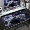 Large Mouse Pad Black White Anime BLEACH Mause Mats Gaming Accessories Office Gamer Keyboard Desk Mat Kurosaki Ichigo Mousepad