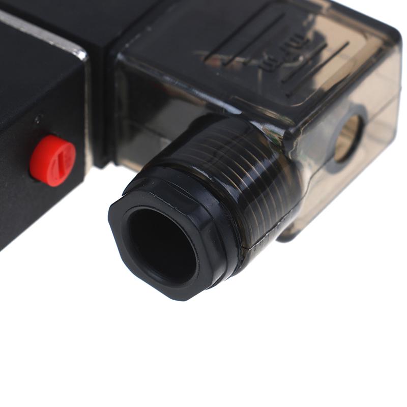 1Pc  5 Way 2 Position 1/4'' Airtac Solenoid Valve 4V210-08 DC24V