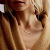 eManco Minimalist Chokers Necklace for Women Stainless Steel Necklace Women Dainty Gold Color Necklaces Jewelry