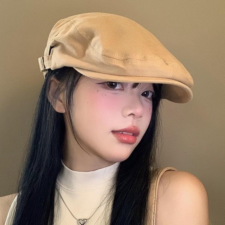 Unisex Cotton Sun Hat With Wide Brim And Embroidered Alphabet For Spring And Fall Fashion