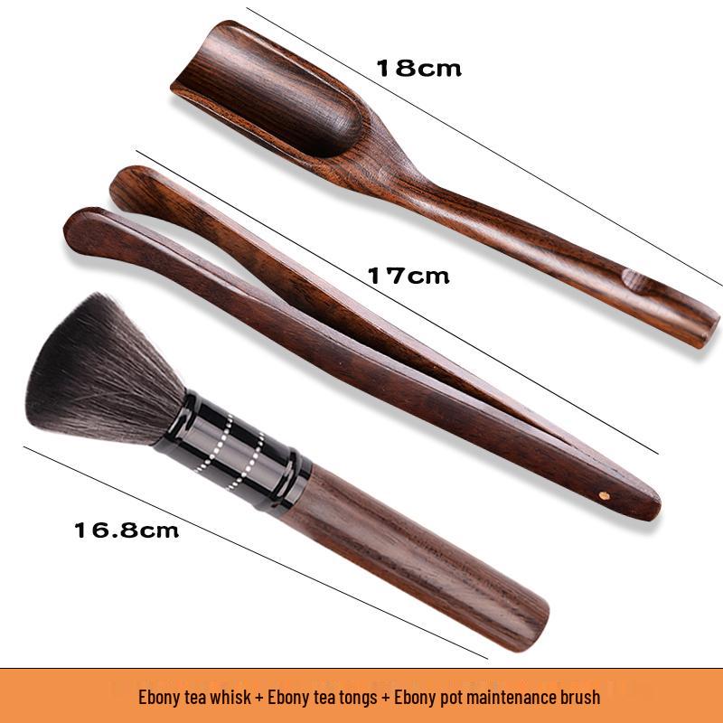Solid Wood Tea Scoop for Gongfu Tea Ceremony - Small Tea Shovel Spoon for Serving and Dividing Tea.