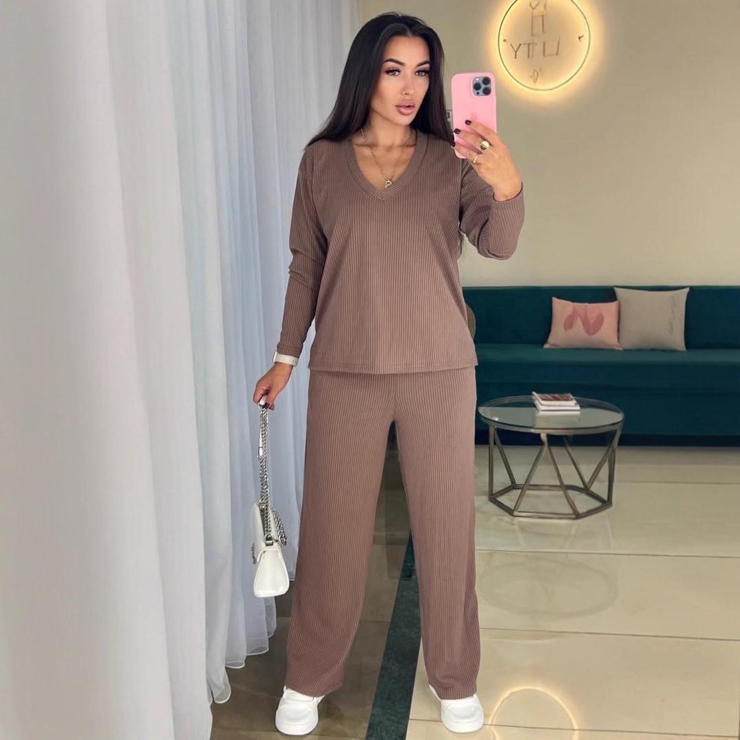 2025 Autumn Women s Casual Round Neck Long Sleeve Knitted Sweater Dress XXXL верблюд