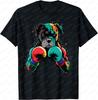 Αστείο Σκύλος Μποξέρ ή Kickboxing Μποξέρ Unisex Γυναικείο T-Shirt Unisex Γραφικό Τυπωμένο σε Unisex Μπλουζάκια Κορυφές Camisas Streetwear