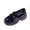 Japanese ins tide waterproof table high heel lolita love single shoes women's 2025 autumn new college style small leather shoes