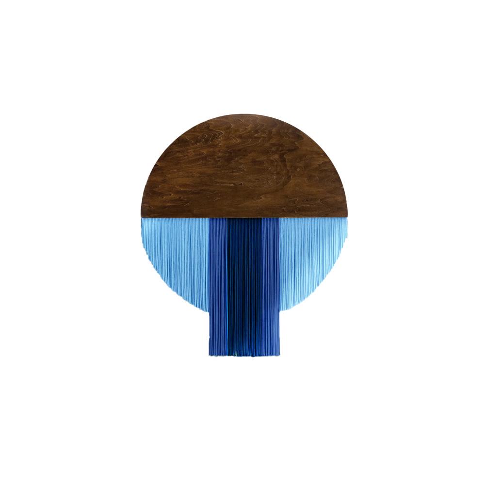 Handmade Round Retro Woven Wall Tapestry: Artful Decor for Living Room or Entrance