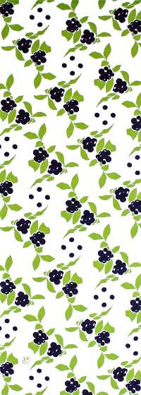 

Крашение полотенца для рук Анбо Аутентичный крашеный хлопок Токуока Сделано в Японии 35 см x 100 см «Сбор черники» 100%