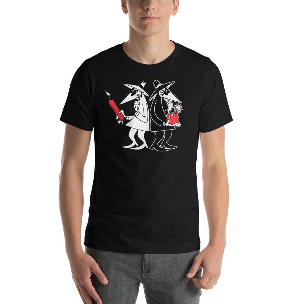 SPY VS SPY Grafik T-Shirt Schwarz MAD Unisex T-Shirt Unisex T-Shirt