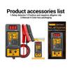 Autobatterietester Automobilmessgerät Diagnosewerkzeug Diagnose Professionell 12V/24V Scanner für Motorrad Roadtrip LKW