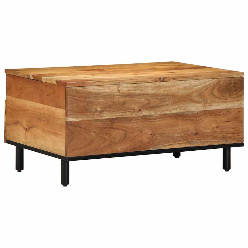 Coffee Table 80 x 54 x 40 cm Solid Wood Acacia