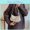 Pu Material Crossbody Bag For Women With Chain Detail And Zip Closure For Daily Use