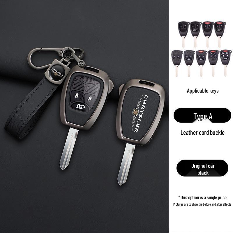 Chrysler 300C Key Case for 2006-2007 Models: Remote Control Metal Shell & Buckle