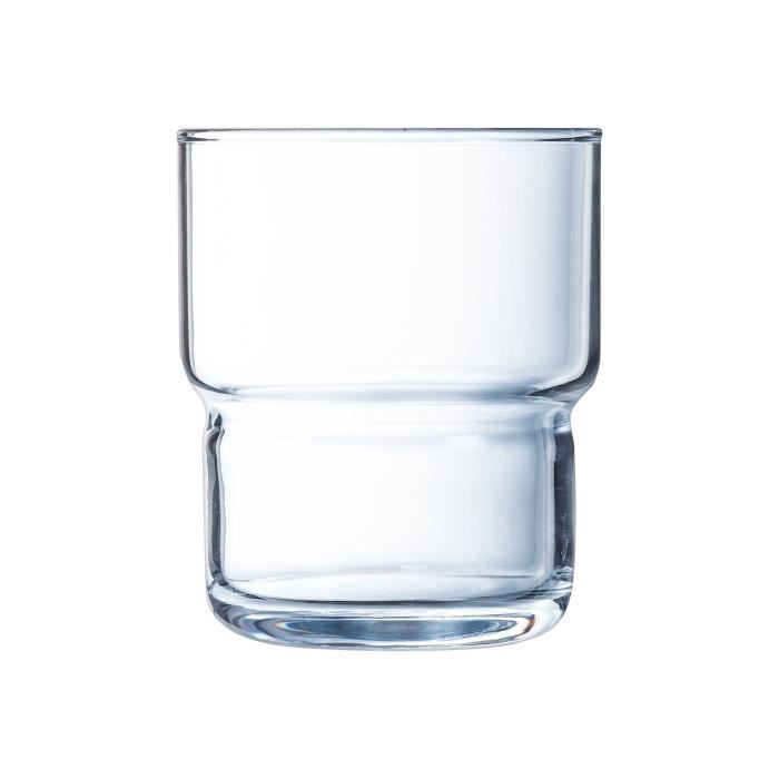 Verre - Arcoroc - Log - 27cl - Verre Trempé - 6 Pièces - Design Scandinave
