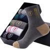 10 Pairs Breathable Cotton Sports Stockings Men Bamboo Fiber Autumn And Winter Men Socks Sweat Absorption Deodorant Business Sox