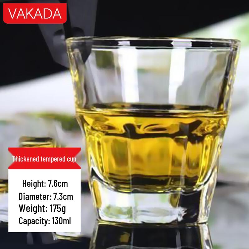 

VAKADA Octagonal Glass Tumbler
