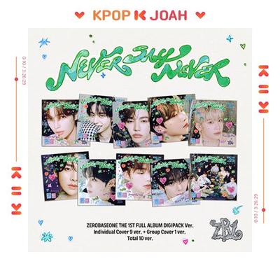 ZB1 (ZEROBASEONE) [NEVER SAY NEVER] 1st Full Album (DIGIPACK Ver.)