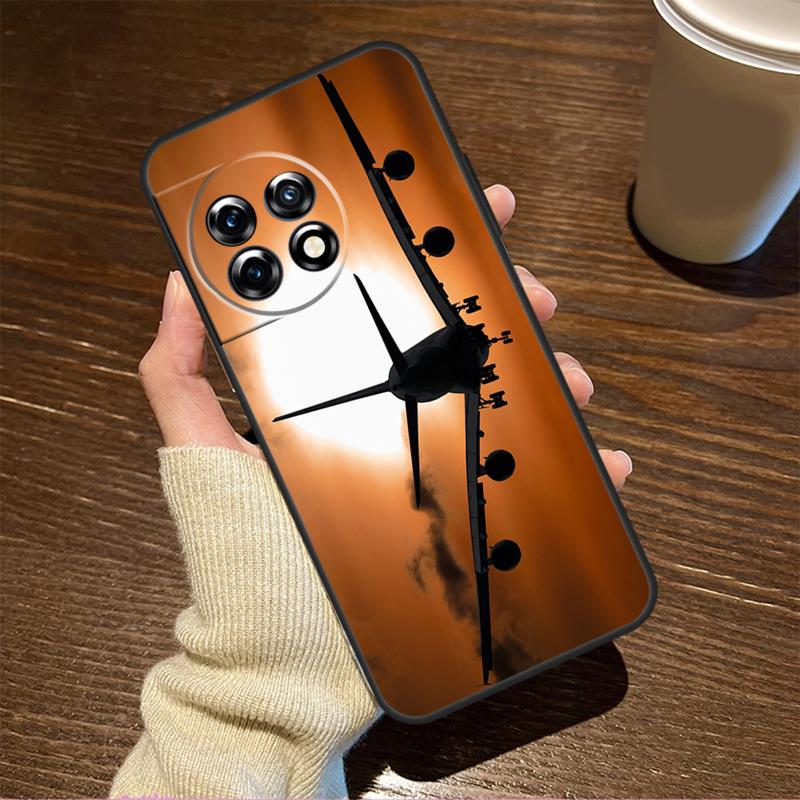 Airplane Plane Aircraft Case For OnePlus 15R 13R 12R 10R 8T 10T 13T 15 13 12 11 9 10 Pro Nord CE 5 4 3 2 Lite N20 N30