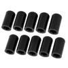 10 Pcs 10mm Automotive Vacuum Hose Cap Silicone Waterproof Ozone Resistant Flexible Intake Vacuum Hose End Plug Black