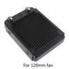 Aluminum Water Cooling Radiator 18 Tubes Heat Exchanger CPU Heatsink Cooler Fast Heat Dissipation for PC Computer