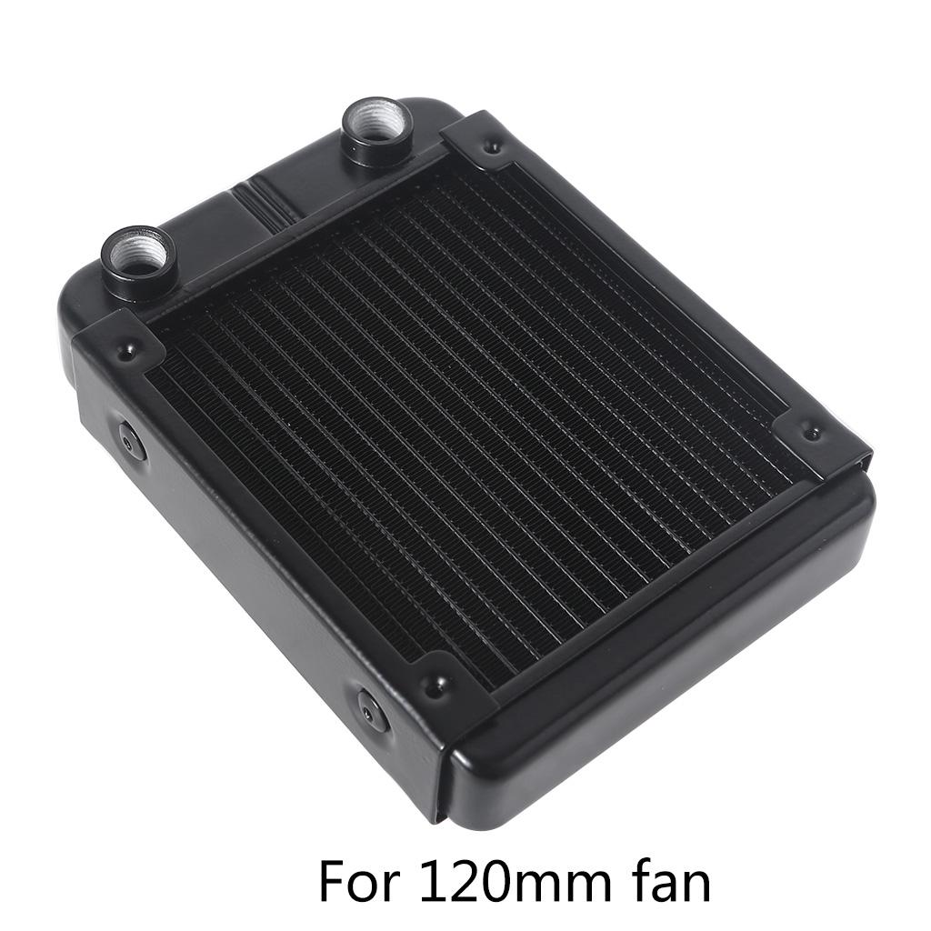 Aluminum Water Cooling Radiator 18 Tubes Heat Exchanger CPU Heatsink Cooler Fast Heat Dissipation for PC Computer