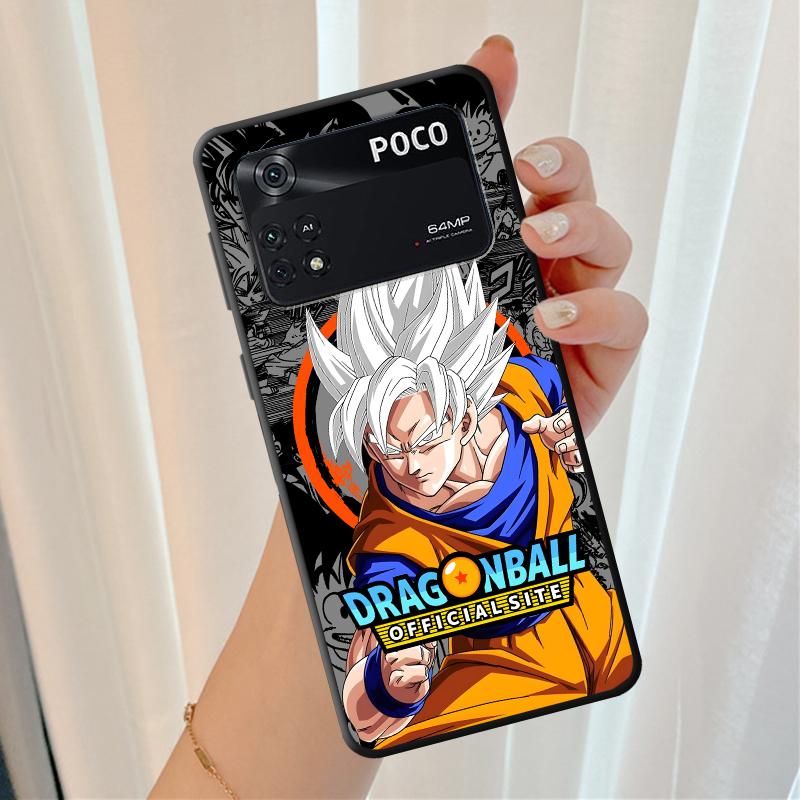 Dragon Ball Son Goku Funda Phone Cover Case for Xiaomi Poco F8 F1 C75 C71 F3 M5 M3 M4 M7 Pro X3 X4 X5 X7 Pro C61 C50