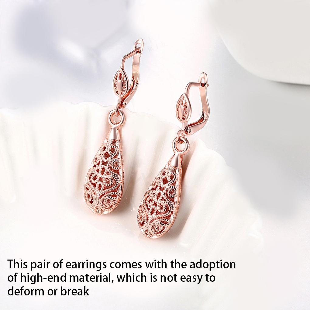 2pcs Water Drop Earring Dress Pendant Ear Dangle Fashion Accessory Hanging Decor Earrings Pendants Festival Gift