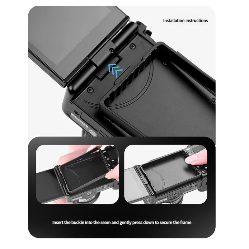 Professional Camera Radiator Cooling Fan for A7M4 ZVE1 A6700 A7C2 ZV-E10 ZV1 A7C R5 70D Camera Temperature Control