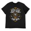 Men Clothing World Of Warcraft Role-playing Game T-Shirt WoW I Can't Keep Calm I'm DPS Fashion Short Sleeve T Shirt Tee