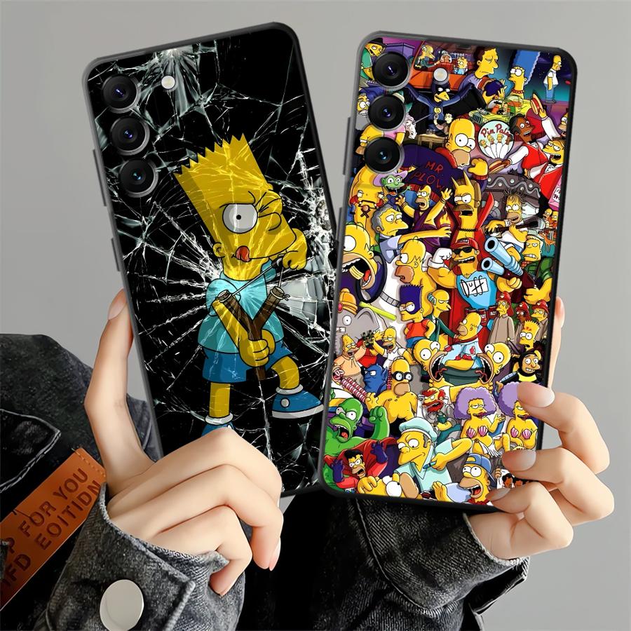 Fun S-simpsons Case for Samsung Galaxy A12 A15 A05 A70 A06 A04 A16 A40 A17 A13 A20 A50 Funda Phone Cover