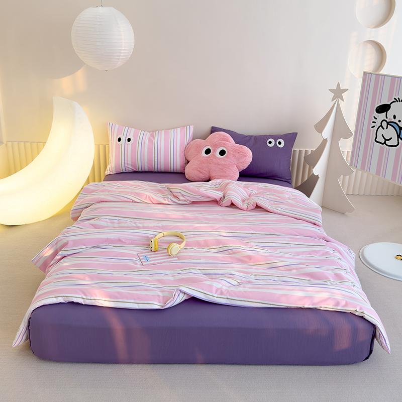 Missdeer 1Pc Summer Cool Thin Quilt Throw Blanket Cute Duvet Bedspread Air Conditioner Comfortable Comforter Queen King Size