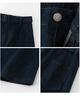Retro Wide-Leg Women's Jeans with Belt - Floor-Length, Simple, Versatile Korean Style