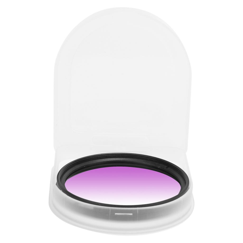 Junestar 58mm Gradient Filter Multilayer Coating Waterproof Gradual Colour Lens Filter for Canon