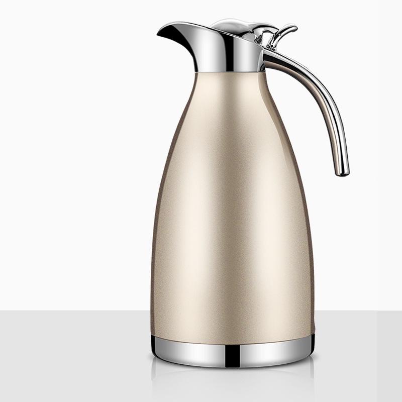 "304 Stainless Steel 2L Vacuum Insulated Thermos Pot for Cold Water or Coffee"