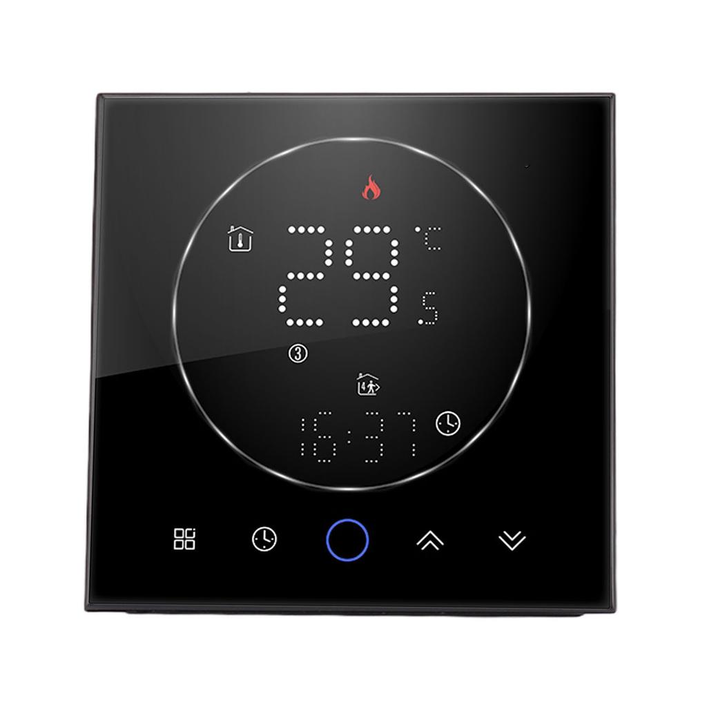 Smart Thermostat LED Screen Water Heating Control 13mm Recessed Programmable Thermostat for Home Room   AC95‑240V