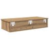 VidaXL Wandregal mit Schubladen Artisan-Eiche 80x31x17cm Holzwerkstoff