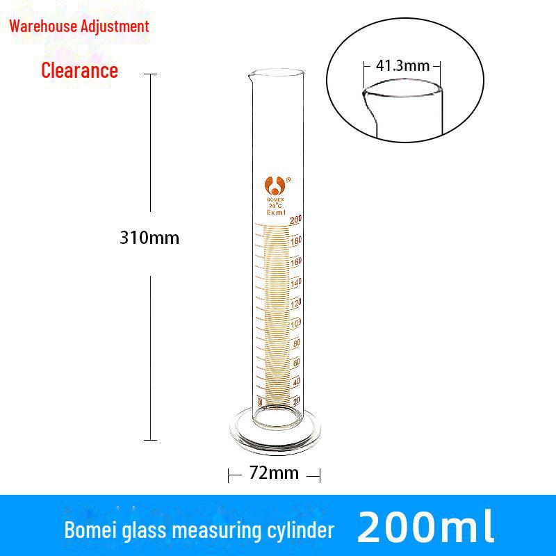 Glass and Plastic Graduated Cylinders (10ml-1000ml)