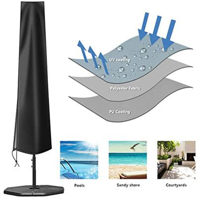 Patio Umbrella Cover Universal Waterproof Cantilever Parasol Cover Oxford Fabric Outdoor Garden Protection