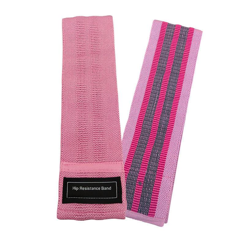 Yoga Resistance Bands With Cotton Material For Fitness And Stretching Exercises For Home Workout