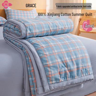 Jieliya 100% Baumwolle Antibakterielle Sommerdecke
