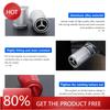 4ST Biltillbehör Luftventilhattar för Däck Aluminiumfälg Däckventilskydd För Mercedes Benz W211 W124 W176 W177 C180 C200 C260 C300 GLC CLE