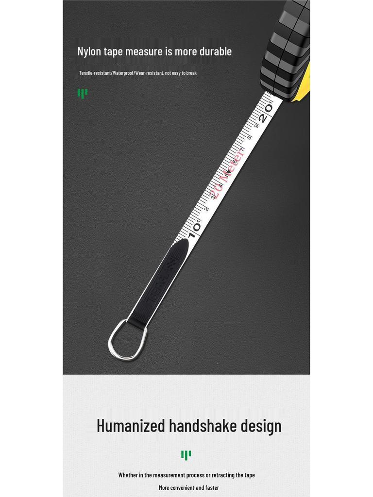 Non-Slip Engineering Cloth Tape Measure: Soft Ruler for 20, 30, 50, 100 Meters