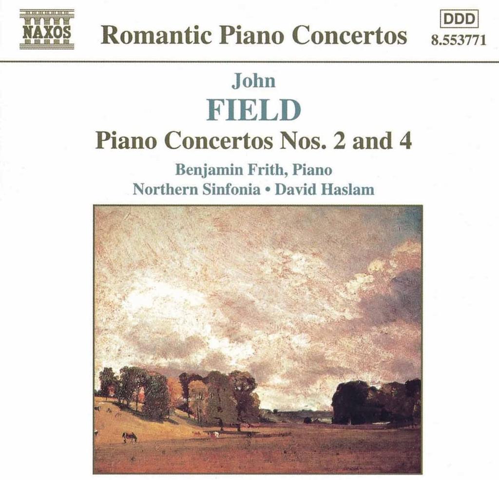 CD JOHN FIELD, DAVID HASLAM, NORTHERN  - Piano Concerto 2 in a Flat Major MOV30381 Movieplay 1999 Europe Classical Used