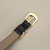 Thin Waist Belt Versatile Decorative Belt Casual Dress Jeans Belt  For Daily Wear