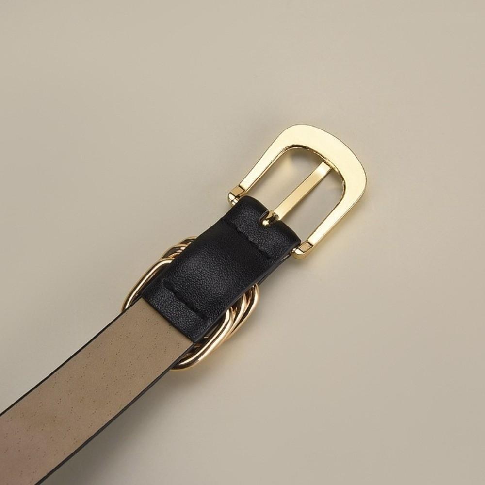 Thin Waist Belt Versatile Decorative Belt Casual Dress Jeans Belt For Daily Wear